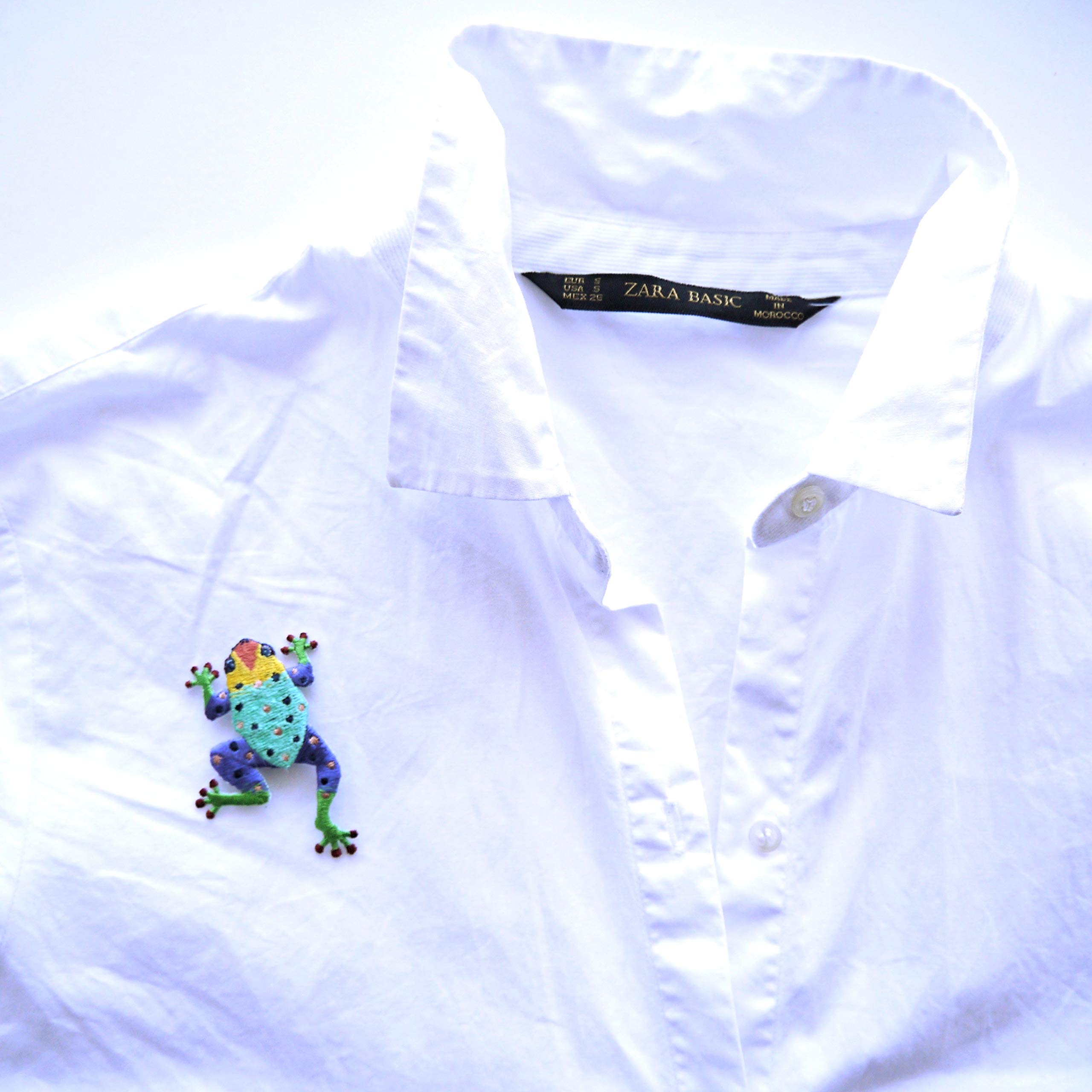 Amazon | アイロンワッペン【カラフル かえる Frog 蛙】アメリカ